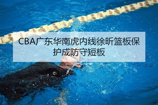 CBA广东华南虎内线徐昕篮板保护成防守短板